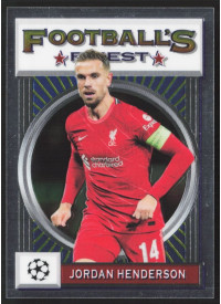 Jordan Henderson, Card, 2021-22 Topps Finest Flashback UEFA Champions League, BASE