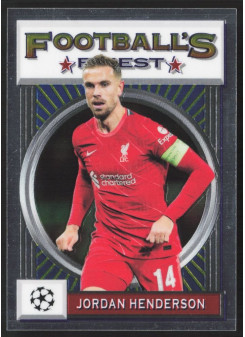 Jordan Henderson, Kartička, 2021-22 Topps Finest Flashback UEFA Champions League, BASE