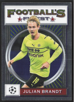 Julian Brandt, Kartička, 2021-22 Topps Finest Flashback UEFA Champions League, BASE