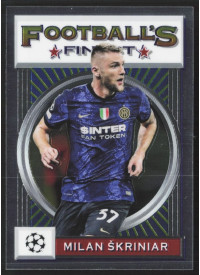 Milan Škriniar, Kartička, 2021-22 Topps Finest Flashback UEFA Champions League, BASE
