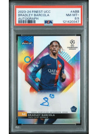 Bradley Barcola, Kartička, Topps Finest UEFA Club Competitions 2023-24, GRADED