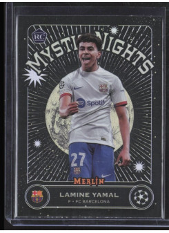 Lamine Yamal, Kartička, Topps Merlin Chrome UEFA Club Competitions 2023-24, INSERT