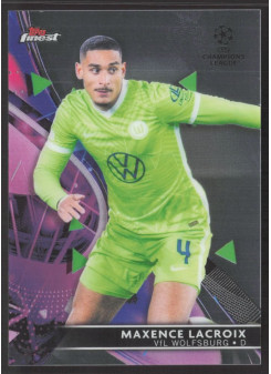 Maxence Lacroix, Kartička, Topps UEFA Champions League Finest 2021-2022, BASE
