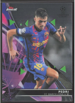 Pedri, Kartička, Topps UEFA Champions League Finest 2021-2022, BASE