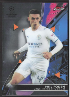Phil Foden, Kartička, Topps UEFA Champions League Finest 2021-2022, BASE