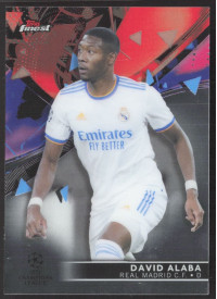 David Alaba, Kartička, Topps UEFA Champions League Finest 2021-2022, BASE