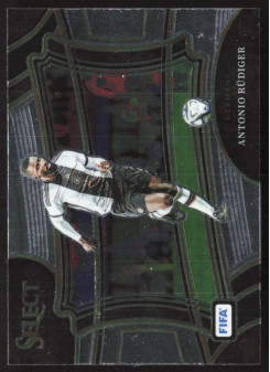 Antonio Rudiger, Kartička, 2023-24 Panini Select FIFA Soccer, BASE