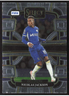 Nicolas Jackson, Kartička, 2023-24 Panini Select FIFA Soccer, BASE