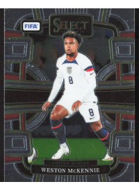 Weston McKennie, Kartička, 2023-24 Panini Select FIFA Soccer, BASE