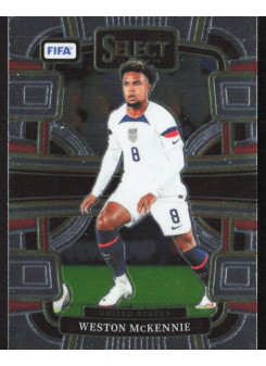 Weston McKennie, Kartička, 2023-24 Panini Select FIFA Soccer, BASE