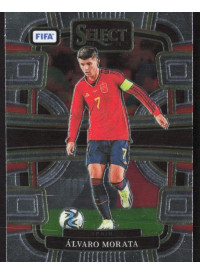 Alvaro Morata, Kartička, 2023-24 Panini Select FIFA Soccer, BASE