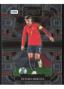 Alvaro Morata, Kartička, 2023-24 Panini Select FIFA Soccer, BASE