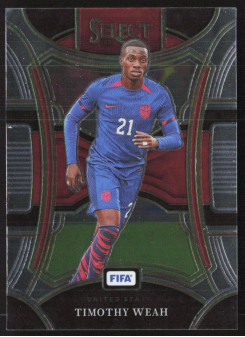 Timothy Weah, Kartička, 2023-24 Panini Select FIFA Soccer, BASE
