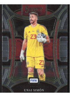 Unai Simon, Kartička, 2023-24 Panini Select FIFA Soccer, BASE