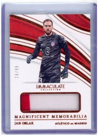 Jan Oblak, Kartička, 2023-24 Panini Immaculate Soccer