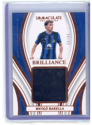Nicolo Barella, Card, 2023-24 Panini Immaculate Soccer