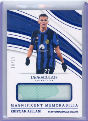 Kristjan Asllani, Card, 2023-24 Panini Immaculate Soccer