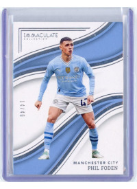 Phil Foden, Kartička, 2023-24 Panini Immaculate Soccer, LIMIT