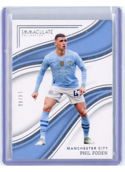 Phil Foden, Kartička, 2023-24 Panini Immaculate Soccer, LIMIT