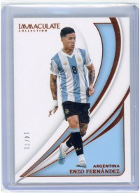 Enzo Fernandez, Kartička, 2024-25 Panini Immaculate Soccer, LIMIT
