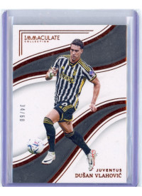 Dusan Vlahovic, Kartička, 2023-24 Panini Immaculate Soccer, LIMIT