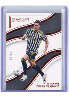 Dusan Vlahovic, Kartička, 2023-24 Panini Immaculate Soccer, LIMIT