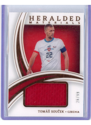 Tomas Soucek, Card, 2022-23 Panini Immaculate Soccer, MEMORABILIA
