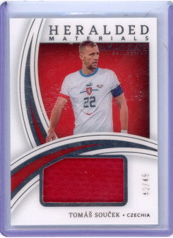 Tomas Soucek, Kartička, 2022-23 Panini Immaculate Soccer, MEMORABILIA