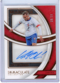 Antonin Barak, Kartička, 2022-23 Panini Immaculate Soccer, AUTOGRAPH