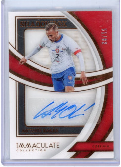 Antonin Barak, Kartička, 2022-23 Panini Immaculate Soccer, AUTOGRAPH