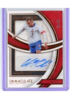 Antonin Barak, Kartička, 2022-23 Panini Immaculate Soccer, AUTOGRAPH