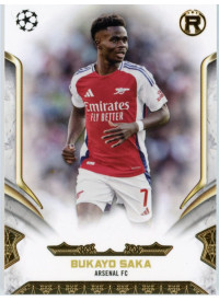 Bukayo Saka, Card, 2024-25 Topps Reverence UEFA Club Competitions, BASE