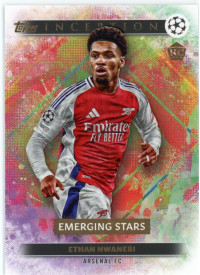 Ethan Nwaneri, Card, 2024-25 Topps Inception UEFA Club Competitions, INSERT