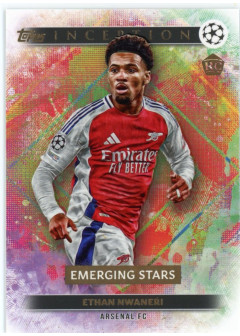 Ethan Nwaneri, Kartička, 2024-25 Topps Inception UEFA Club Competitions, INSERT