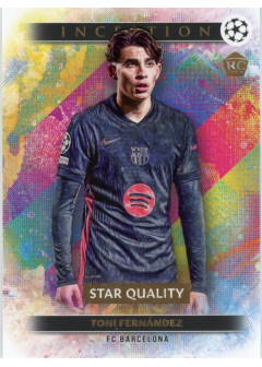 Toni Fernández, Kartička, 2024-25 Topps Inception UEFA Club Competitions, INSERT