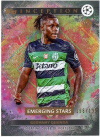 Geovany Quenda, Card, 2024-25 Topps Inception UEFA Club Competitions, LIMIT