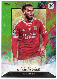 Orkun Kökcü, Kartička, 2023-24 Topps Inception UEFA Club Competitions, LIMIT