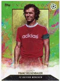 Franz Beckenbauer, Kartička, 2023-24 Topps Inception UEFA Club Competitions, LIMIT