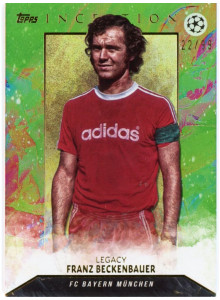 Franz Beckenbauer, Kartička, 2023-24 Topps Inception UEFA Club Competitions, LIMIT
