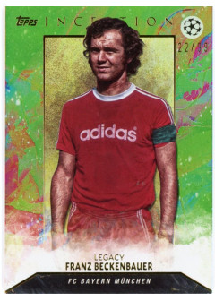 Franz Beckenbauer, Kartička, 2023-24 Topps Inception UEFA Club Competitions, LIMIT