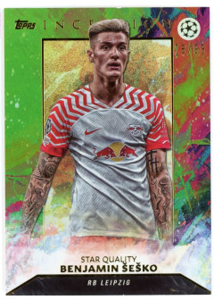 Benjamin Šeško, Kartička, 2023-24 Topps Inception UEFA Club Competitions, LIMIT