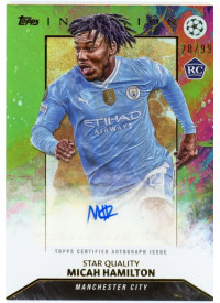 Micah Hamilton, Kartička, 2023-24 Topps Inception UEFA Club Competitions, AUTOGRAPH