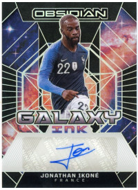 Jonathan Ikone, Kartička, 2024-25 Panini Obsidian Soccer, AUTOGRAPH