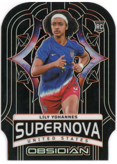 Lily Yohannes, Kartička, 2024-25 Panini Obsidian Soccer, LIMIT