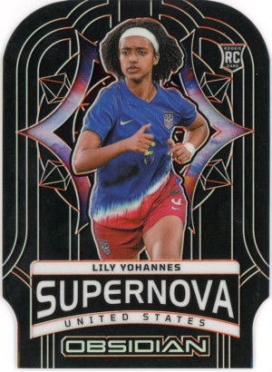 Lily Yohannes, Card, 2024-25 Panini Obsidian Soccer, LIMIT