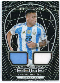 Lautaro Martinez, Kartička, 2024-25 Panini Obsidian Soccer, MEMORABILIA