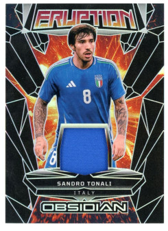 Sandro Tonali, Card, 2024-25 Panini Obsidian Soccer, MEMORABILIA
