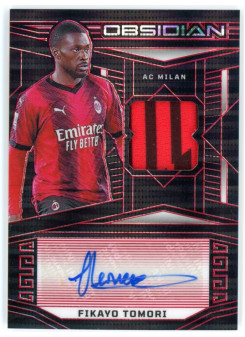 Fikayo Tomori, Kartička, 2023-24 Panini Obsidian Soccer, AUTOGRAPH