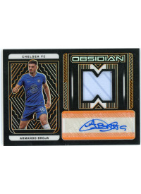 Armando Broja, Kartička, 2022-23 Panini Obsidian Soccer, AUTOGRAPH