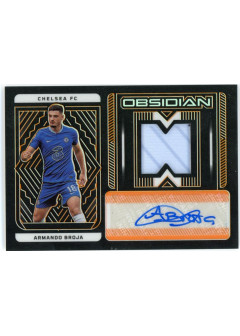 Armando Broja, Kartička, 2022-23 Panini Obsidian Soccer, AUTOGRAPH